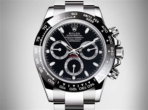 rolex daytona steel black dial price